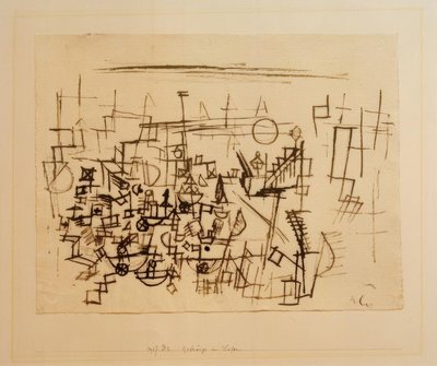 Gedränge im Hafen von Paul Klee